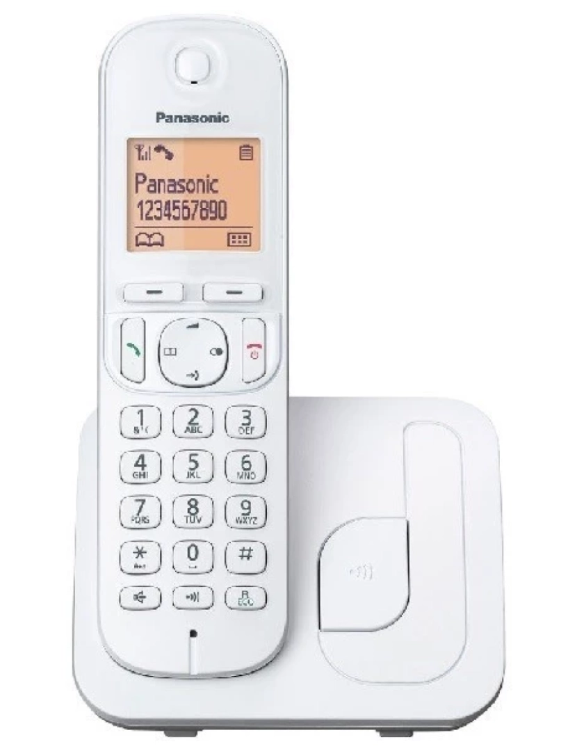 Panasonic - Telefone SEM FIO Panasonic > KX-TGC210 Dect Identificação de Chamadas Branco - KX-TGC210SPW