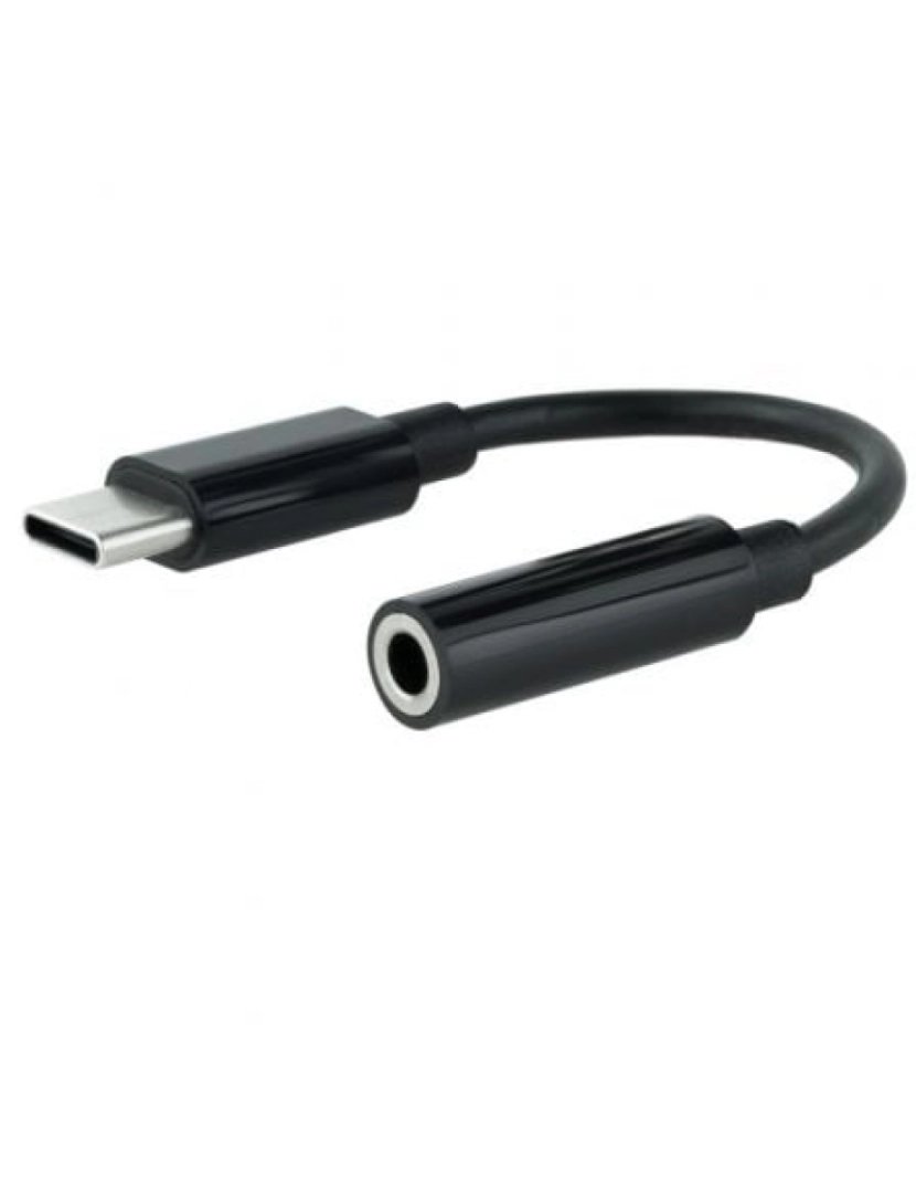 Nano Cable - Adaptador USB Nano Cable > Nanocable Cabo de Áudio 0,11 M 3.5 MM C Preto - 10.24.1205
