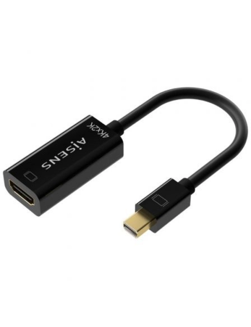 Aisens - Adaptador Hdmi Aisens > de Cabo de Vídeo 0,15 M Mini Displayport Type A (standard) Preto - A125-0643
