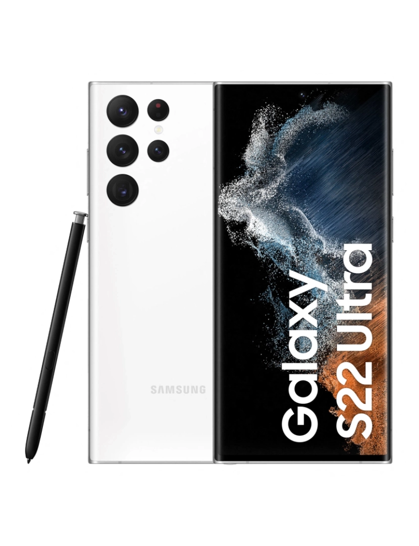 Samsung - Samsung Galaxy S22 Ultra SM-S908B 17,3 cm (6.8") Dual SIM Android 12 5G USB Type-C 12 GB 256 GB 5000 mAh Branco