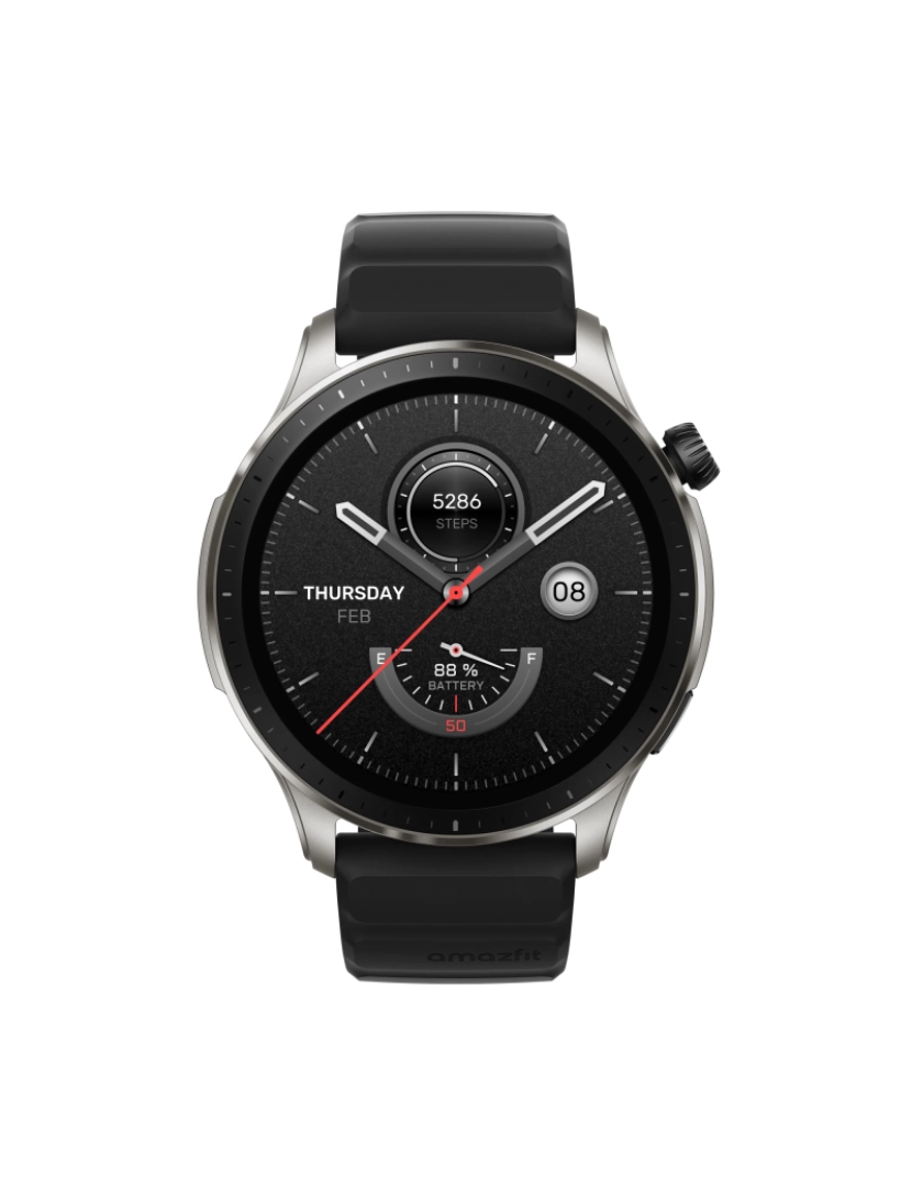 Amazfit - Smart Watch Amazfit > GTR 4 Superspeed Black 3,63 CM (1.43) Amoled 46 MM Preto GPS - W2166EU1N