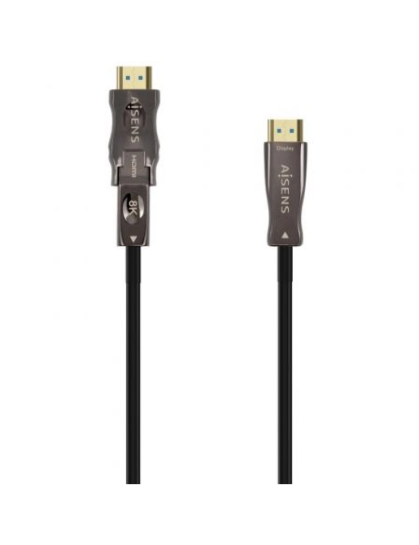 Aisens - Cabo Hdmi Aisens > 50 M Type D (micro) Type A (standard) Preto - A153-0648