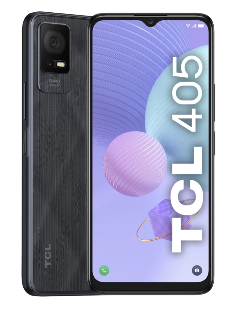 imagem de TCL 405 16,8 cm (6.6") Dual SIM Android 12 Go Edition 4G USB Type-C 2 GB 32 GB 5000 mAh Cinzento1