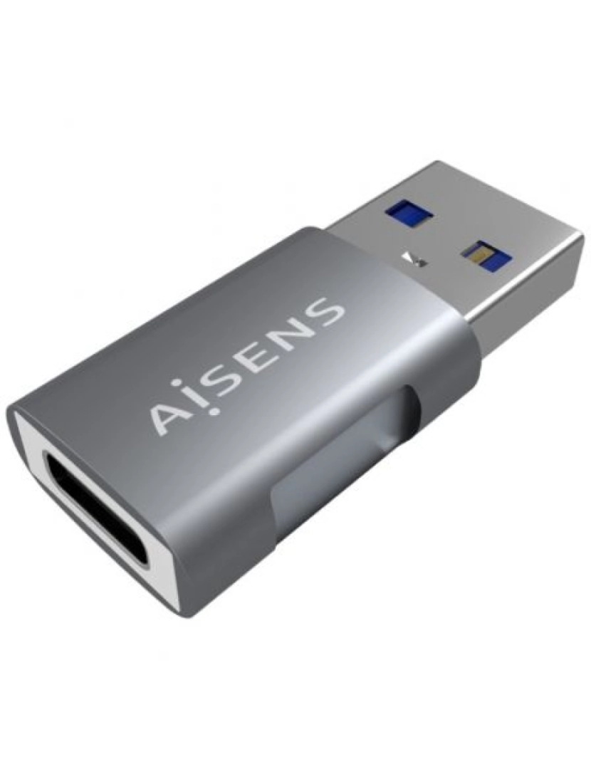 imagem de Adaptador USB Aisens > para cabos c a cinzento - A108-06551