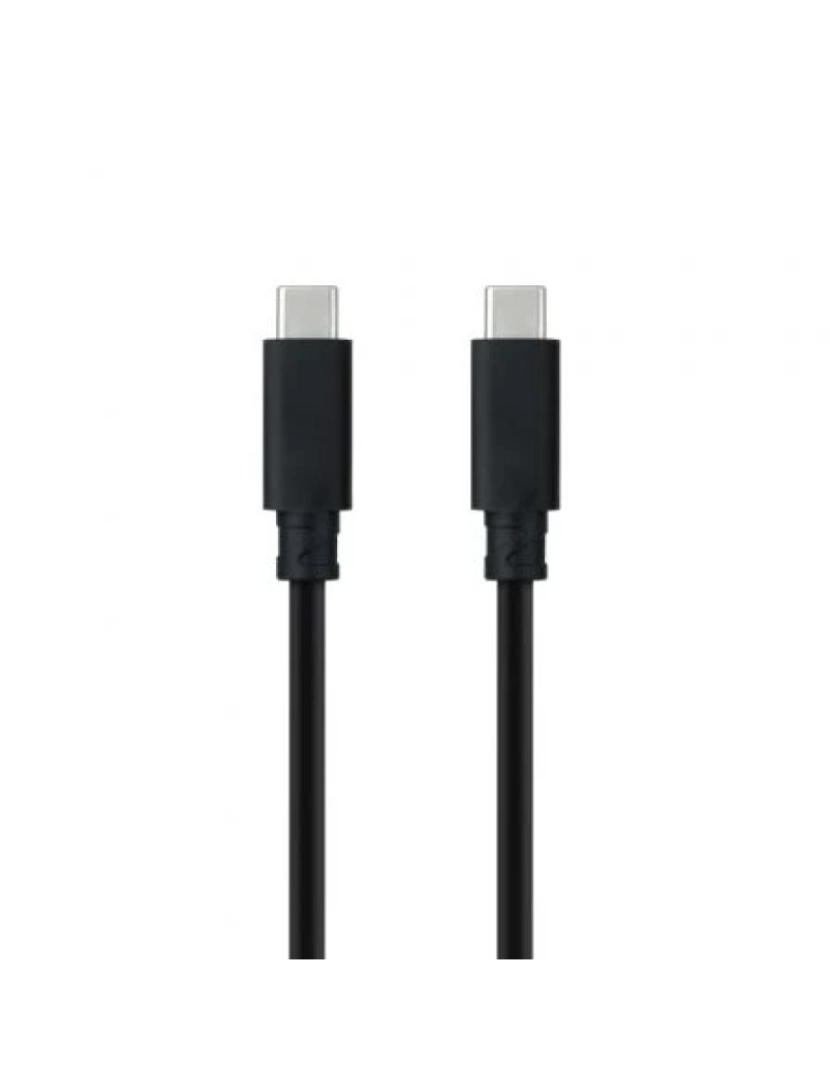 imagem de Cabo USB NANO CABLE > nanocable 0,5 m 3.2 gen 2 (3.1 gen 2) c preto - 10.01.41001