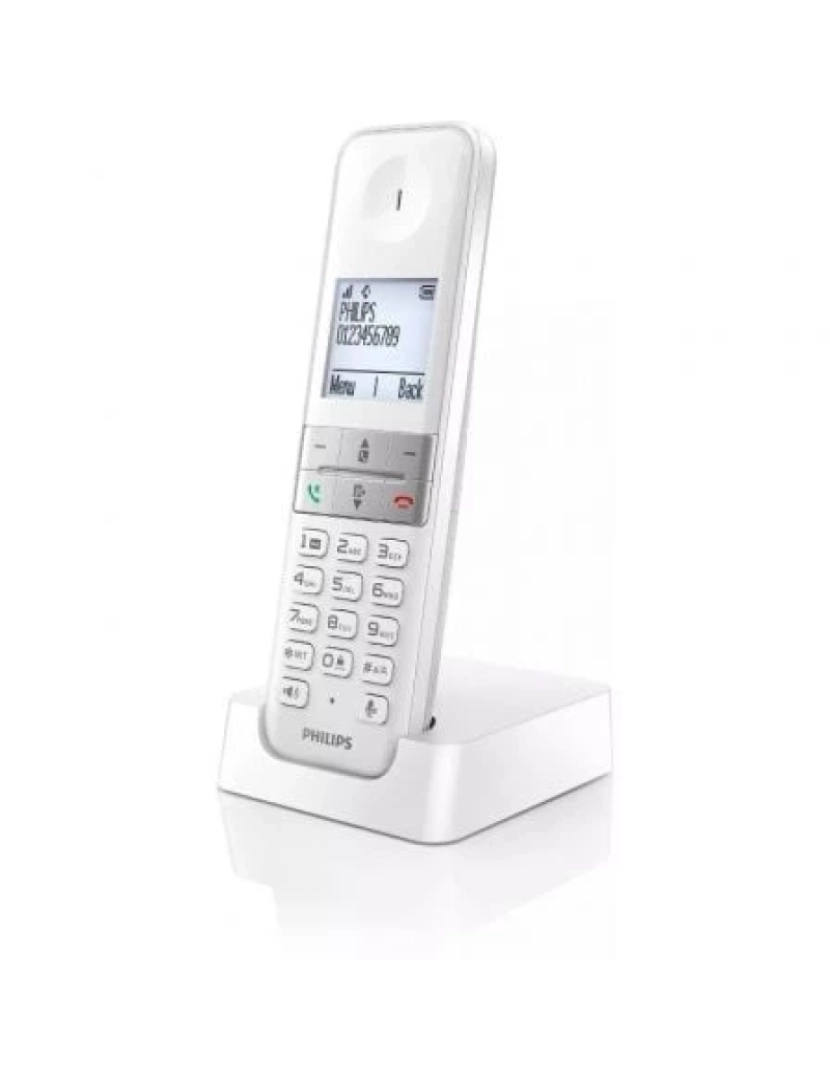 imagem de Philips D4701W/34 Telefone Telefone Dect Identificação de Chamadas Branco1