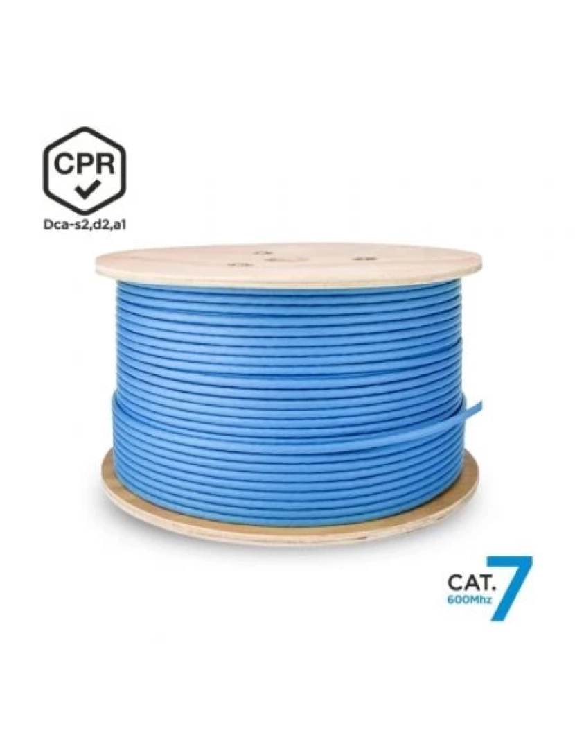 imagem de AISENS A146-0666 cabo de rede Azul 500 m Cat7 SF/UTP (S-FTP)1