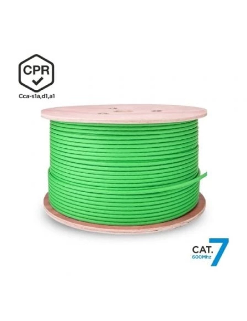 Aisens - AISENS A146-0668 cabo de rede Verde 500 m Cat7 SF/UTP (S-FTP)