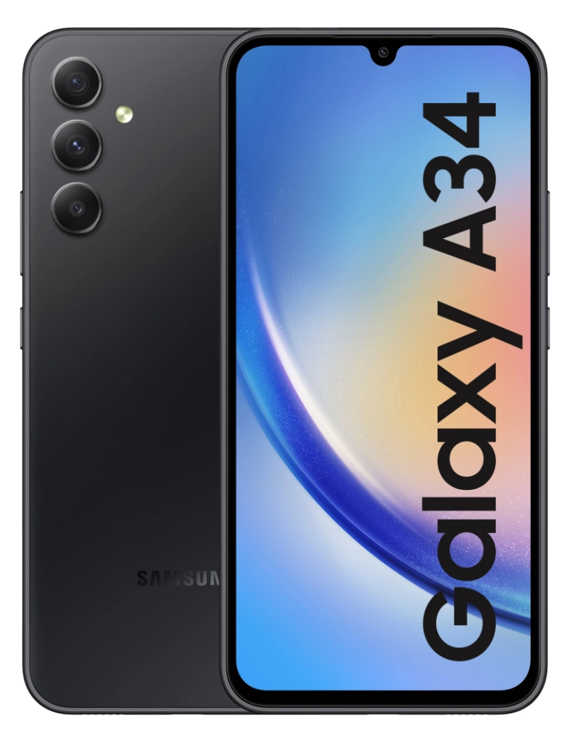 imagem de Samsung Galaxy A34 5G 16,8 cm (6.6") Dual SIM USB Type-C 8 GB 256 GB 5000 mAh Grafite1