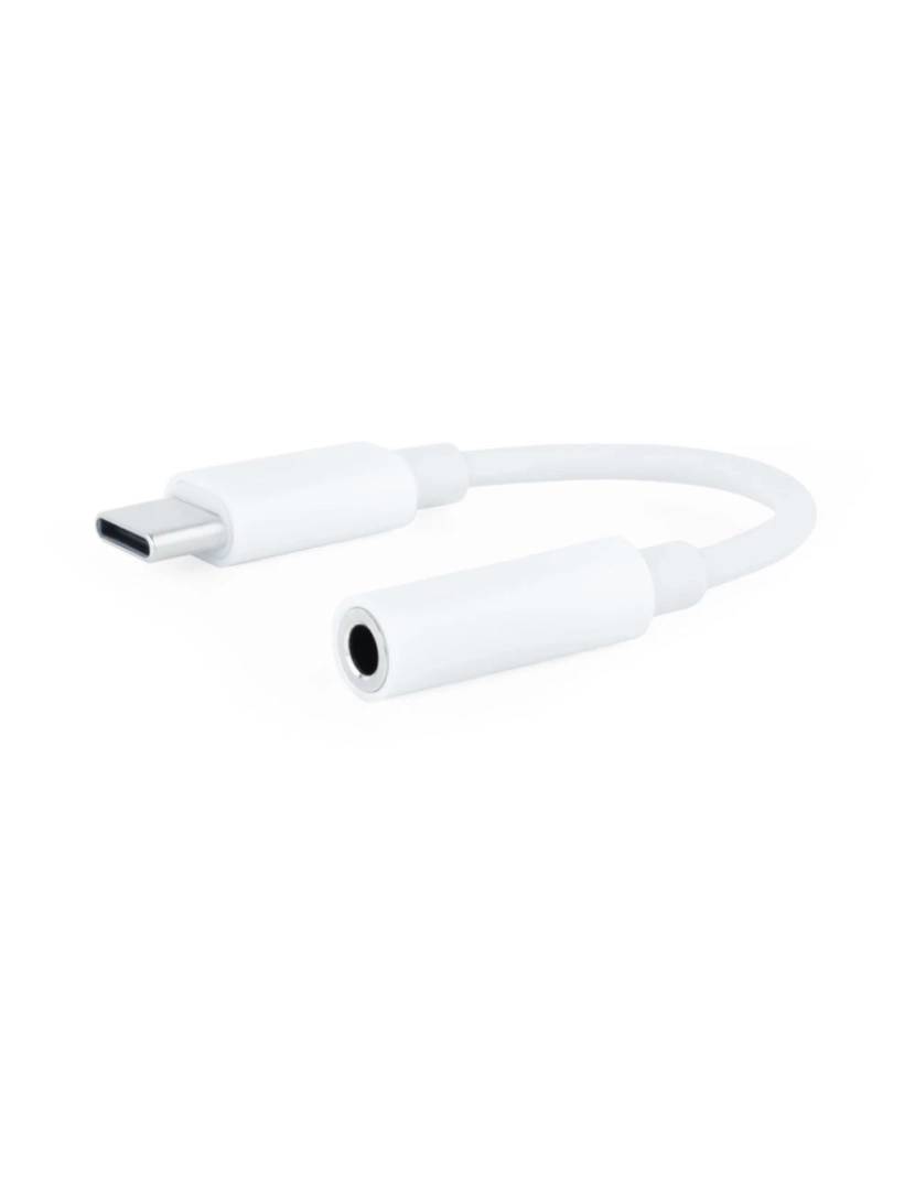 imagem de Adaptador USB NANO CABLE > nanocable cabo de áudio 0,11 m 3.5mm type-c branco - 10.24.1205-W1