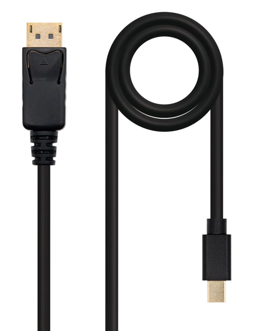 Nanocable - Cabo Display Port Nanocable > Displayport, 2M Mini Displayport Preto - 10.15.2402