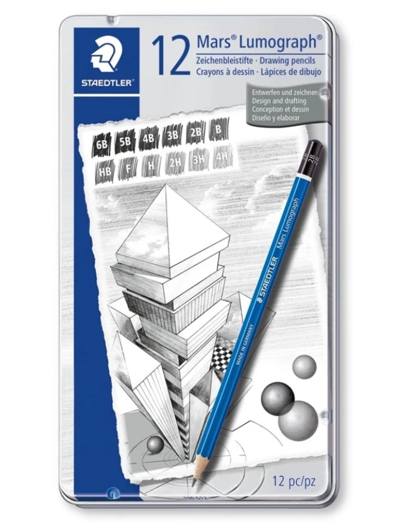 Staedtler - Lápis Staedtler > 4007817104729 Conjunto de Canetas E Caixa de Papelão - 1361201