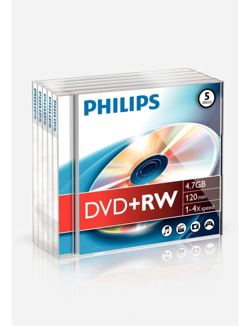 Philips - Disco Óptico Philips > Dvd+rw DW4S4J05F/10 - PHIDW4S4J05F