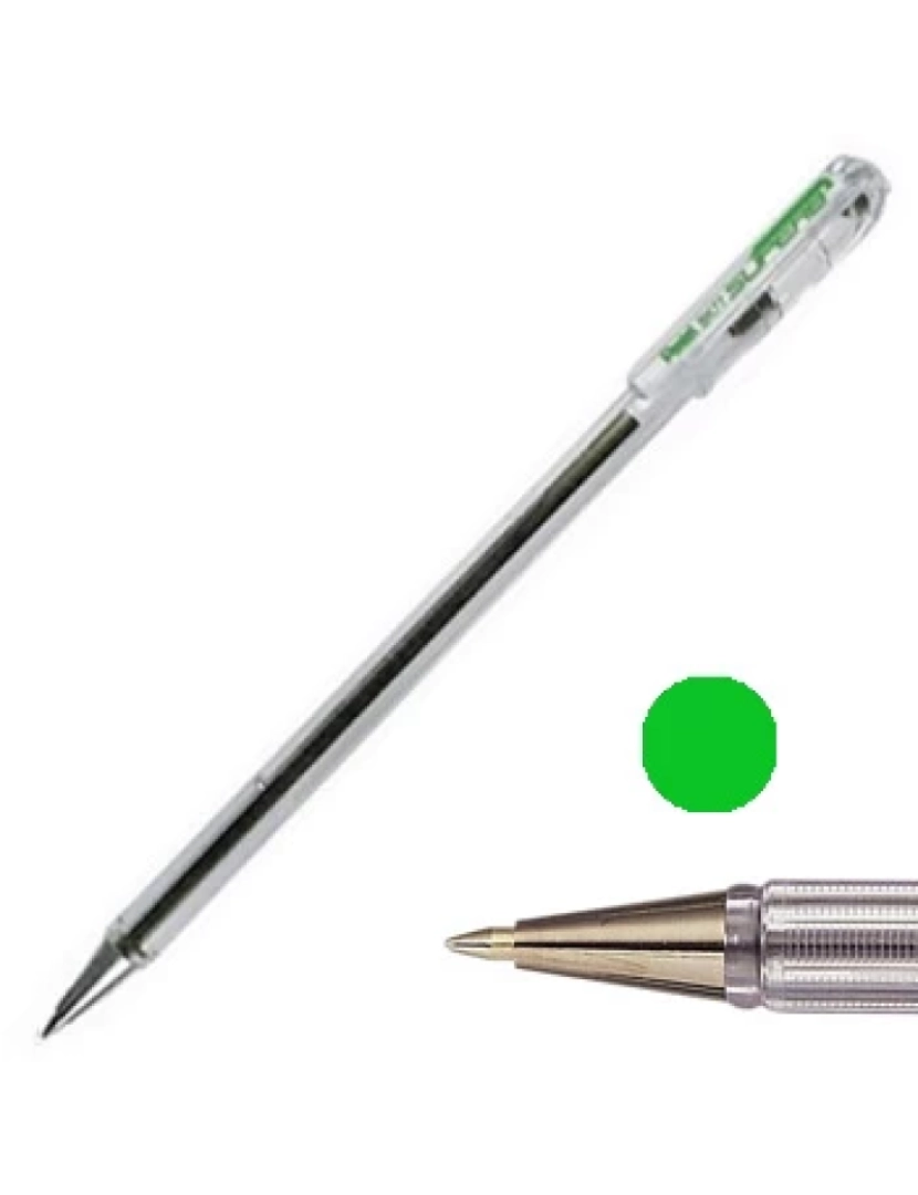 Pentel - Esferográfica Pentel > Superb Medium Verde 12 Unidade(s) - 11714002VD