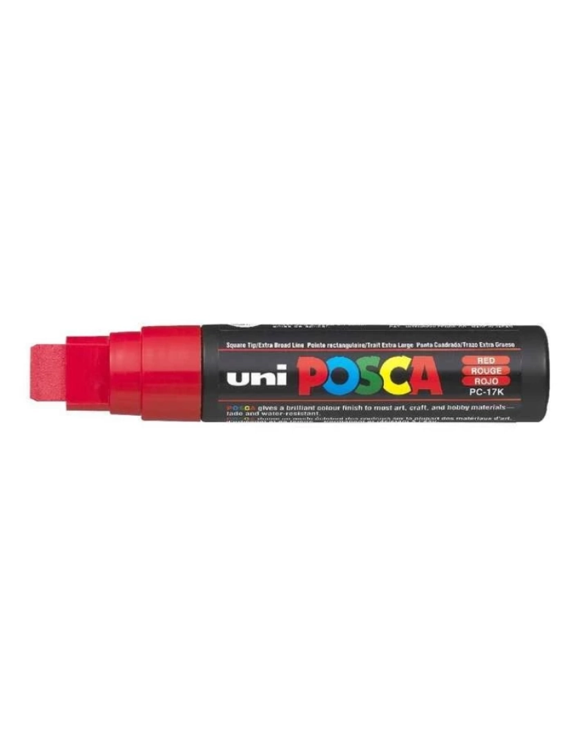 Posca - Marcador Posca > UNI-BALL UNI PC-17K 1 Unidade(s) Ponta de Cinzel Vermelho - 1293231/UN