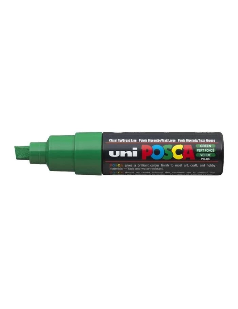 Posca - Marcador Posca > UNI-BALL UNI PC-8K 1 Unidade(s) Ponta de Cinzel Verde - 1293215/UN
