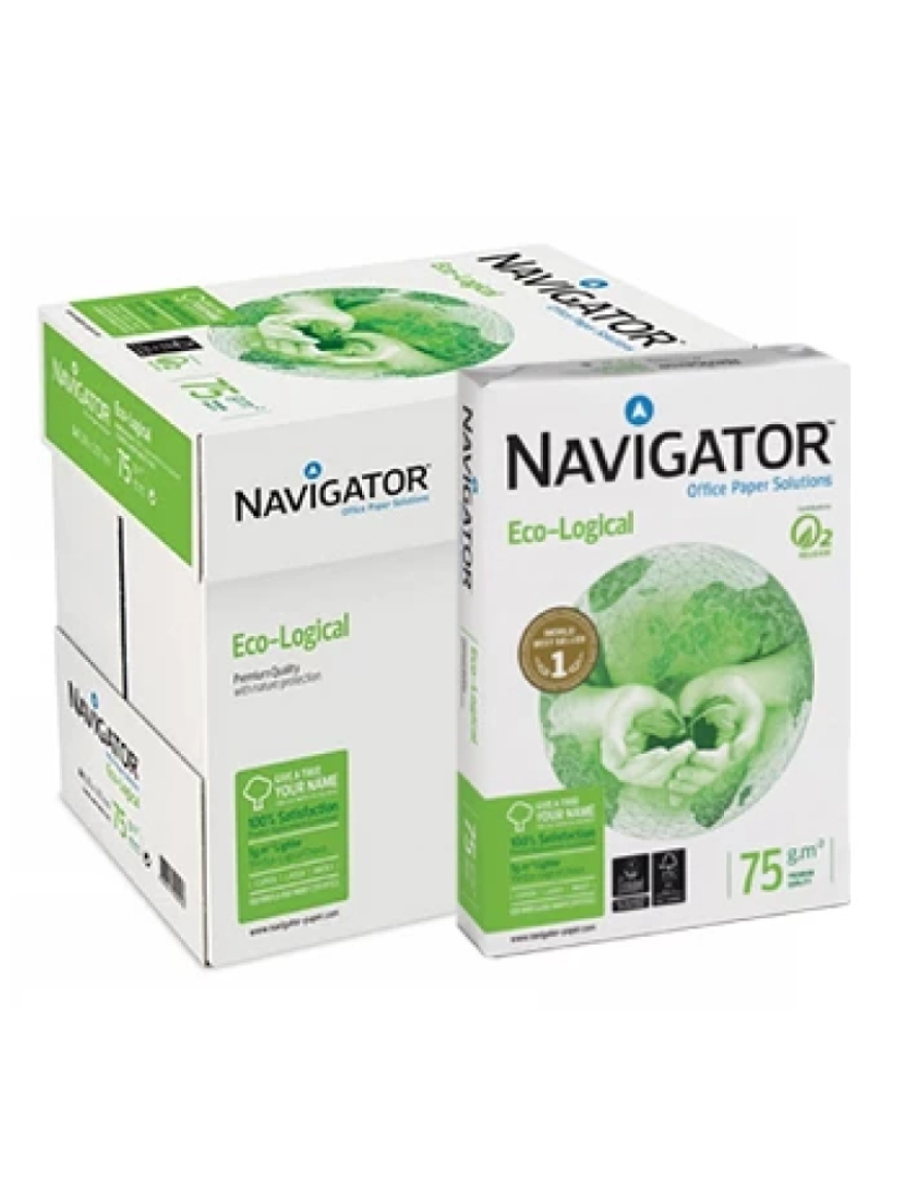 Navigator - Papel de Impressão Navigator > ECO-LOGICAL 75G.M-2 Para Branco - 1801068