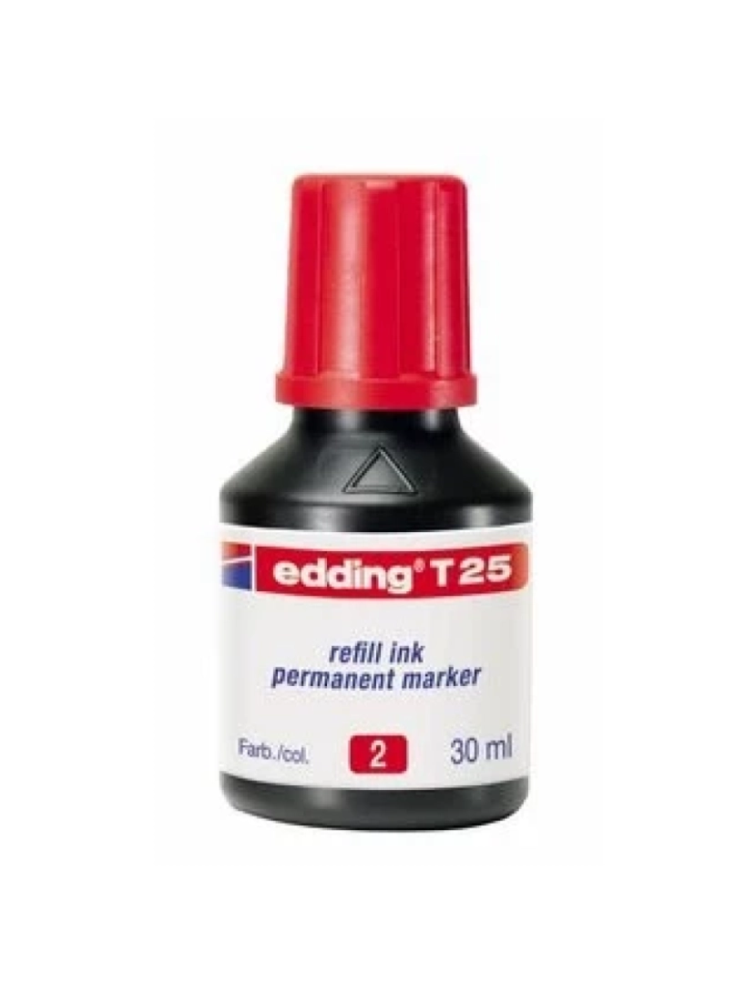 Edding - Marcador Edding > T-25 Recarga de Vermelho 30 ML 1 Unidade(s) - 1320256