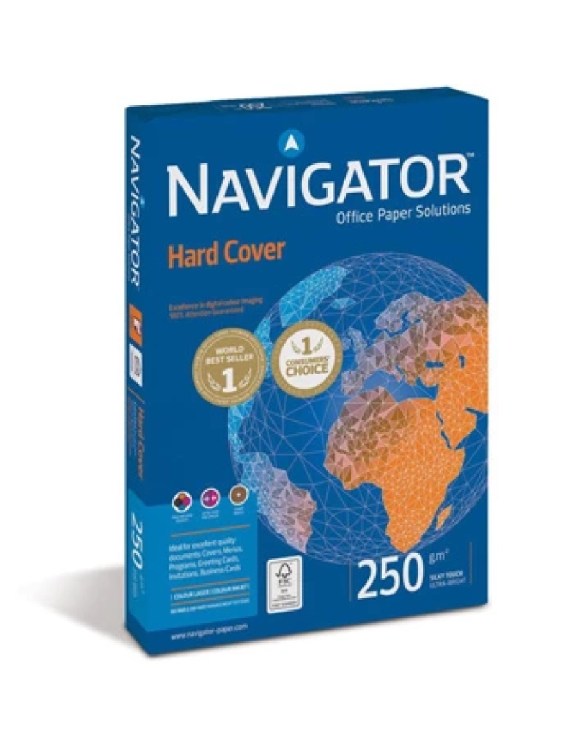 Navigator - Papel de Impressão Navigator > 250GR Fotocopia A4 Hard Cover 1X125FOLHAS - 1801144