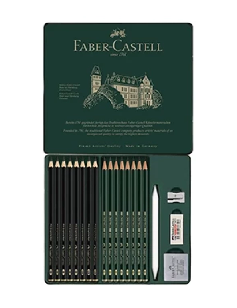 Faber Castell - Lápis Faber Castell > Pack Grafite Mate+ Castell 9000 20 Peças - 1602311