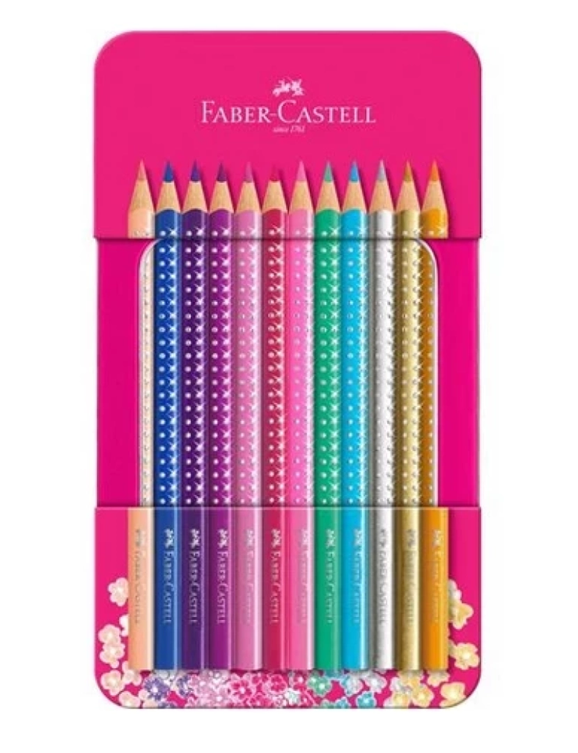 Faber Castell - Lápis de cor Faber Castell > FABER-CASTELL 201737 Multicor 12 Unidade(s) - 1602017