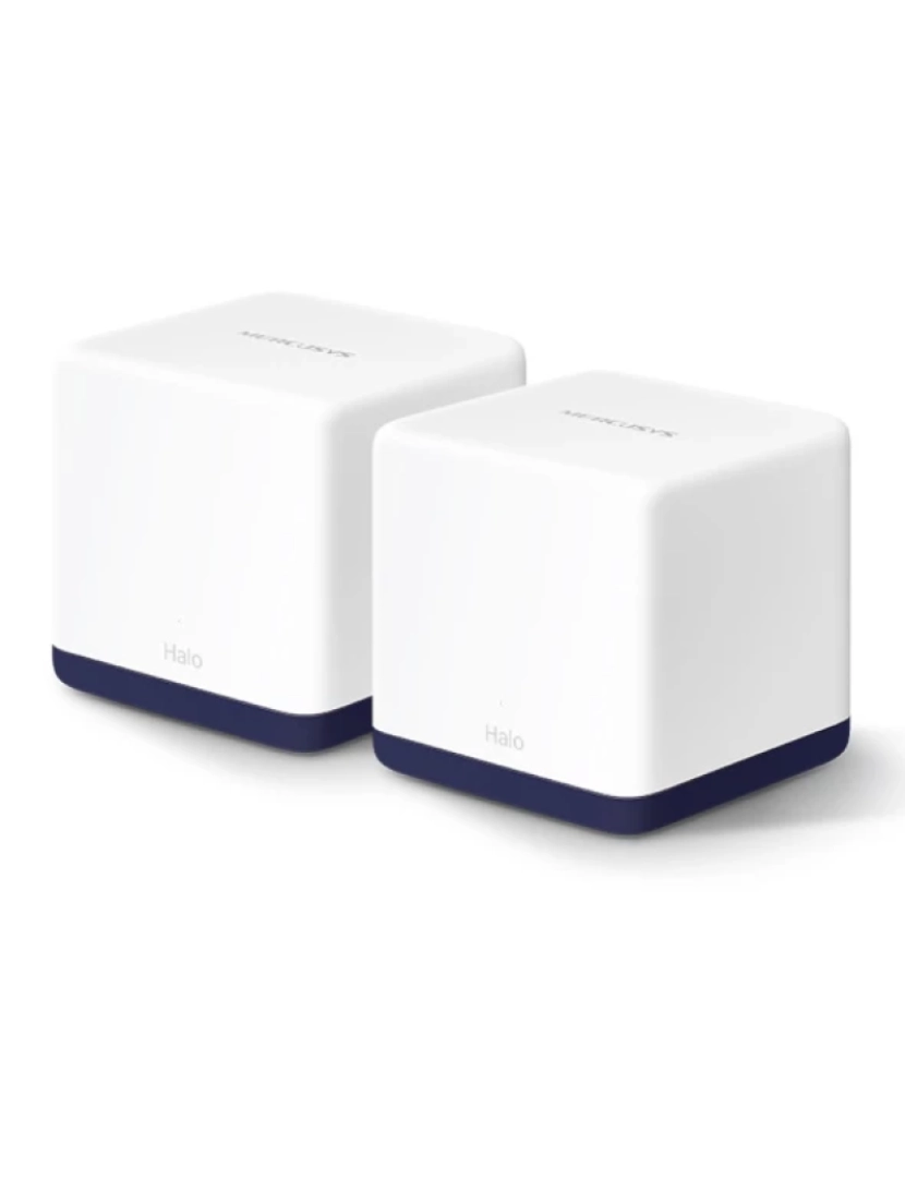 Mercusys - Router Mercusys > Halo H50G(2-PACK) DUAL-BAND (2,4 GHZ / 5 Ghz) WI-FI 5 (802.11AC) Branco 3 Interno - HALOH50G(2-PACK)