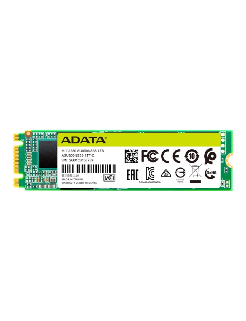Adata - Drive SSD Adata > Ultimate SU650 M.2 1000 GB Serial ATA III 3D Nand - ASU650NS38-1TT-C