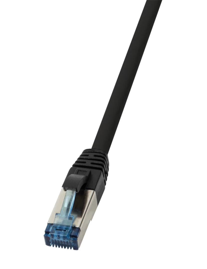 Logilink - Cabo de Rede Logilink > CQ6075S Preto 5 M CAT6A S/ftp (S-STP) - CQ6085S