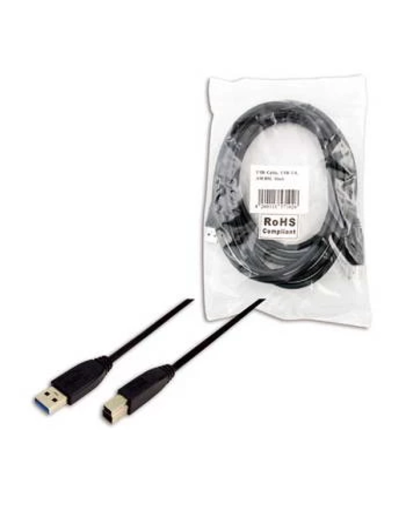 imagem de Cabo USB Logilink > 1M 3.0 3.2 GEN 1 (3.1 GEN 1) A B Preto - CU00231