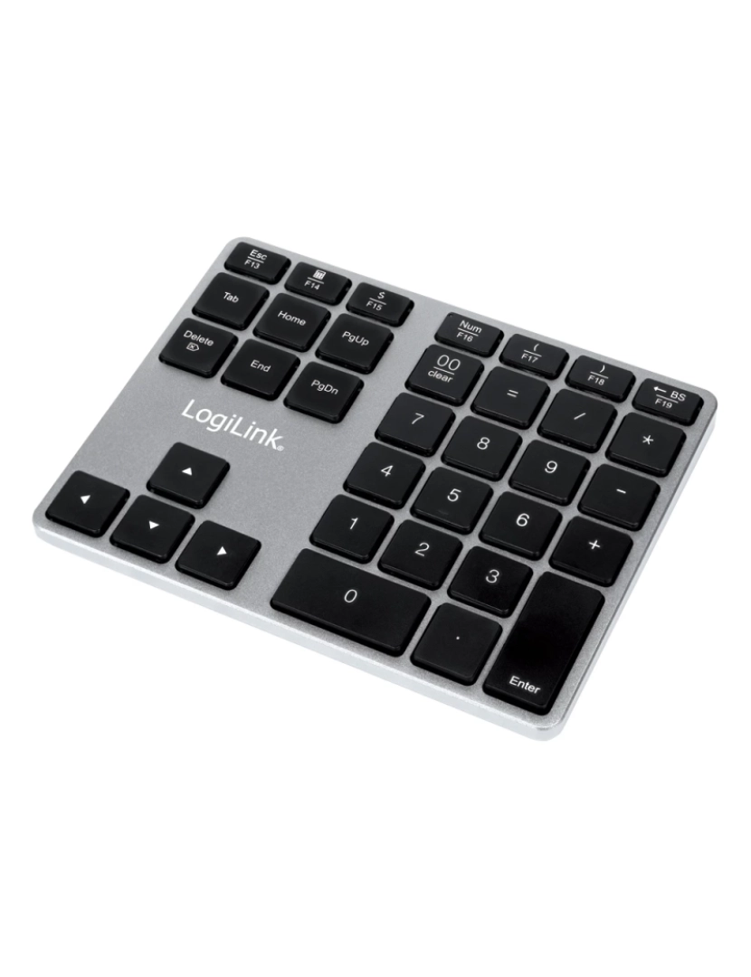 Logilink - Teclado Logilink > Numérico Universal Bluetooth Alumínio, Preto - ID0187