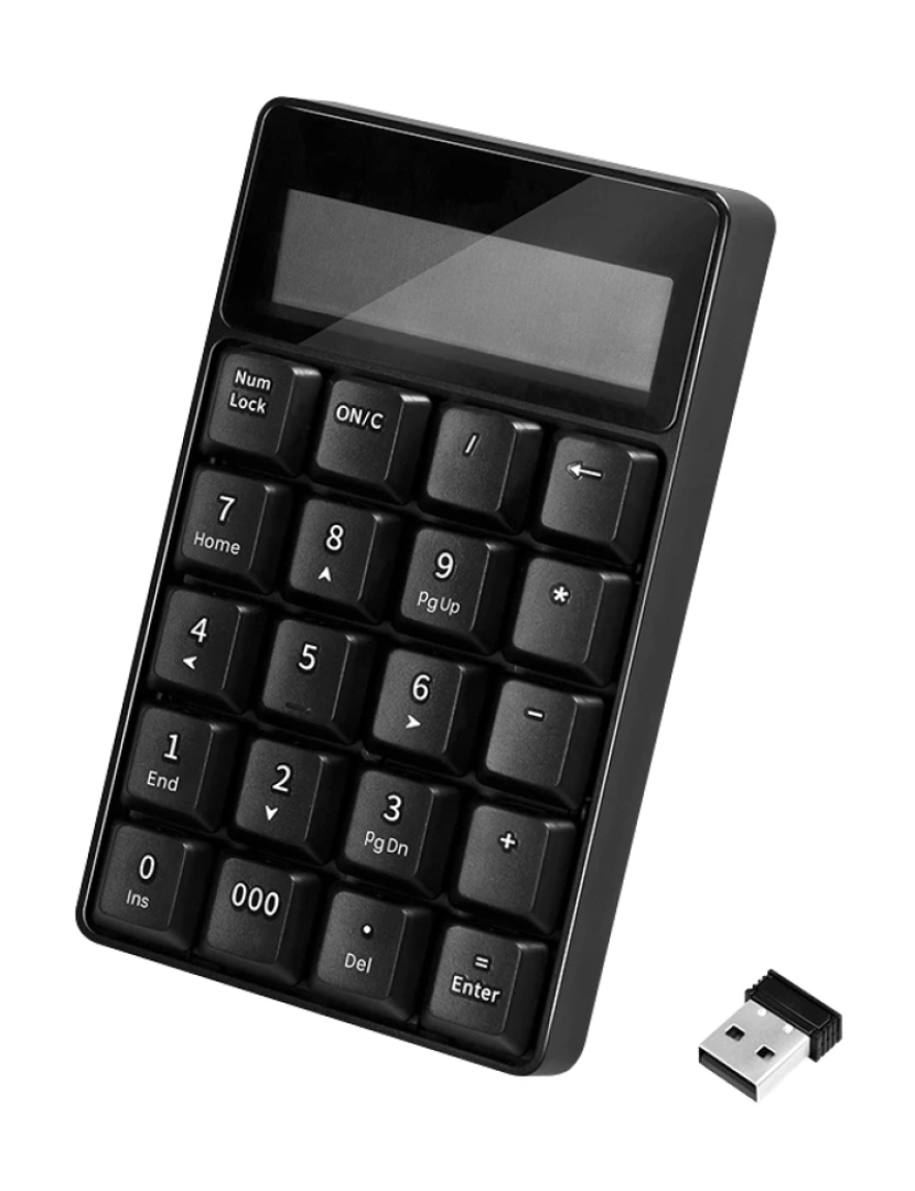 Logilink - Teclado Logilink > Numérico Computador Portátil RF Wireless Preto - ID0199