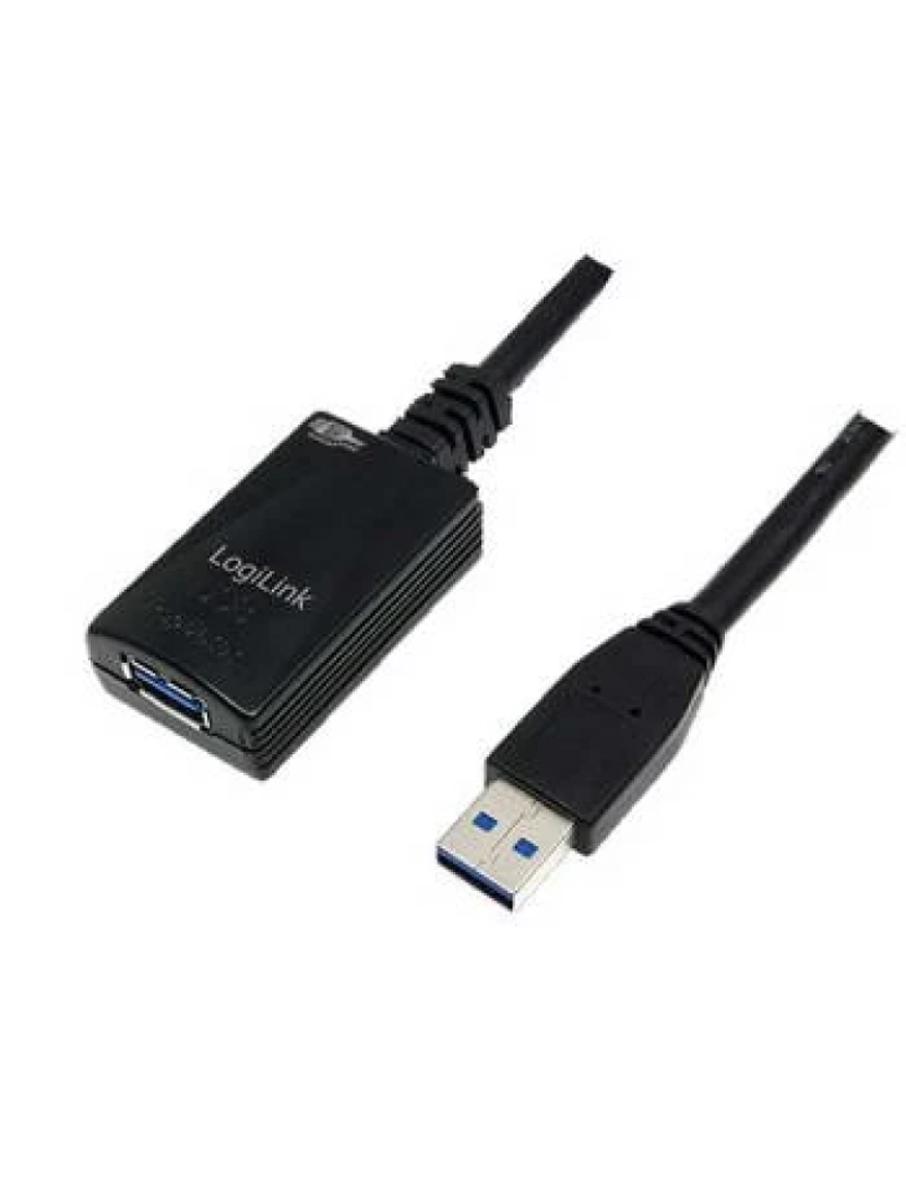 imagem de LogiLink 5.0m USB 3.0 M/F cabo USB 5 m USB 3.2 Gen 1 (3.1 Gen 1) USB A Preto1