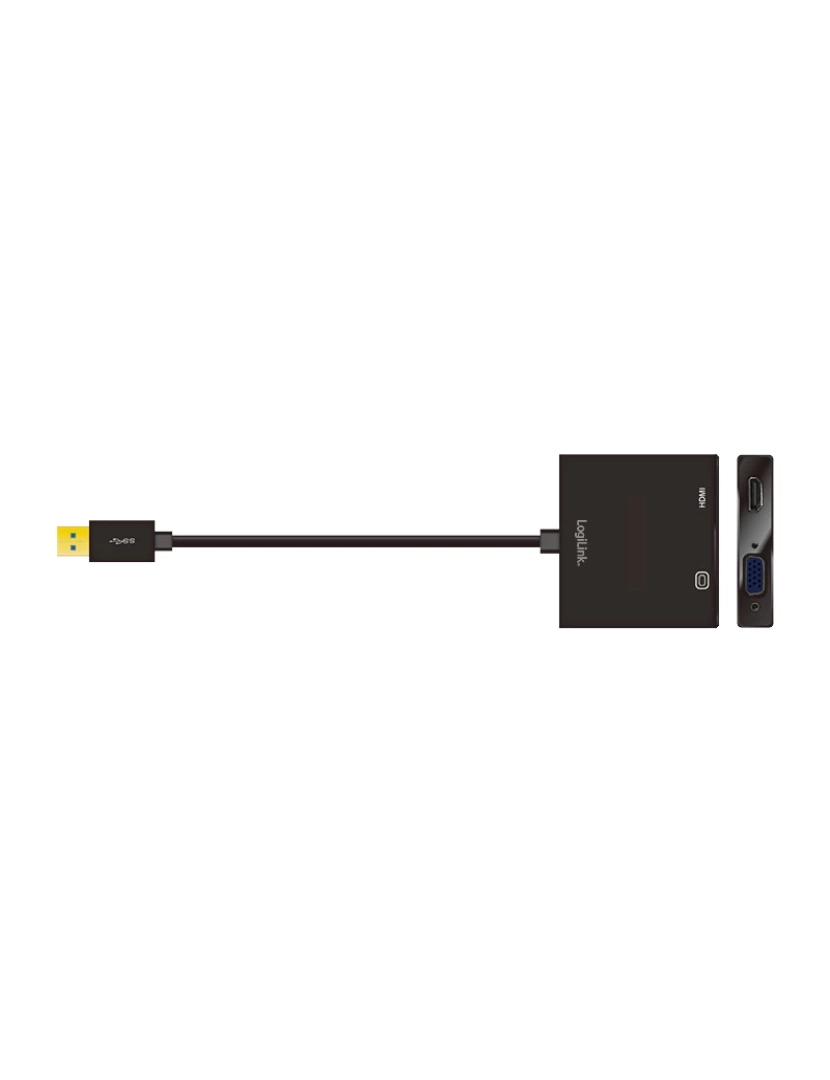 Logilink - Adaptador Hdmi Logilink > Gráfico USB 1920 X 1080 Pixels Preto - UA0234