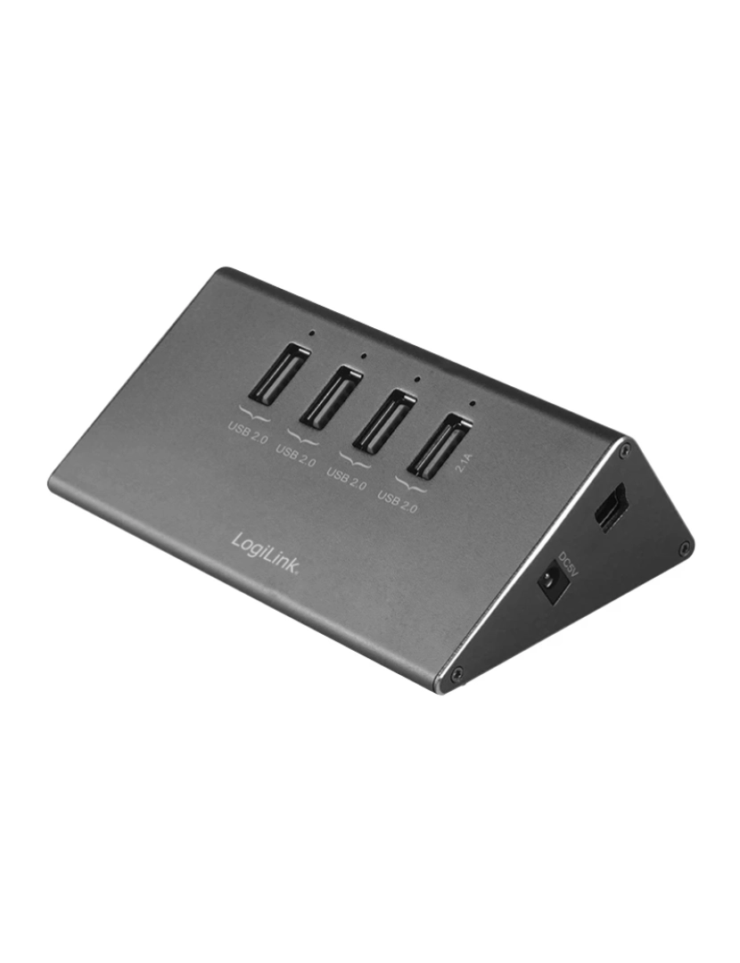 Logilink - HUB USB Logilink > de interface 480 mbit/s preto - UA0224