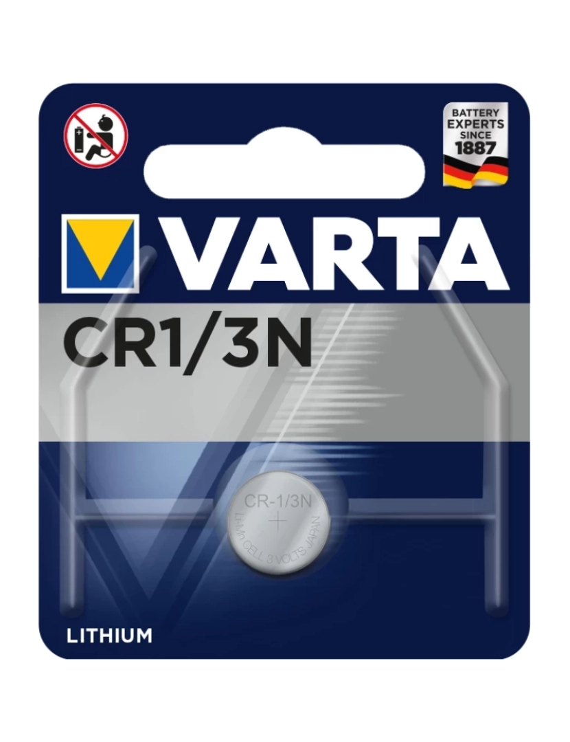 Varta - PILA VARTA LITHIUM CR11108 - CR1/3N 3V (BLISTER 1 UNID)  ?11,6x10,8mm