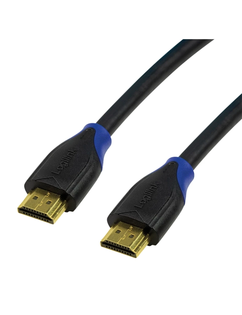Logilink - CABLE HDMI 1m 2.0 CON ETHERNET, 4K2K/60Hz, NEGRO