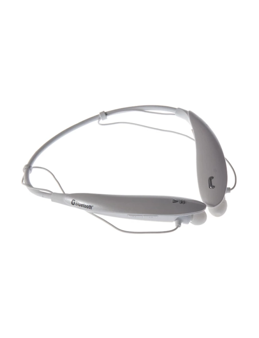 foto 1 de Auriculares NEW Mobile Bluetooth Stereo de Pescoço NM- 4200 White - NM-4200WH