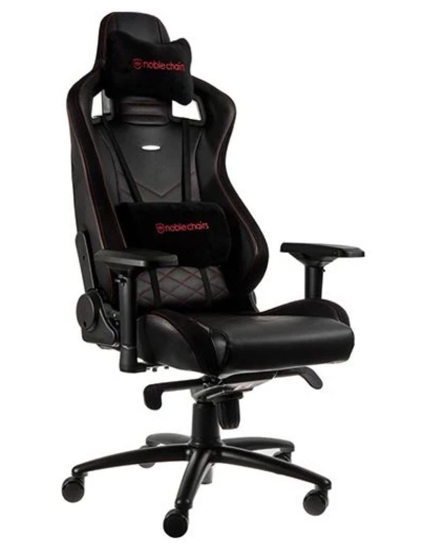 Noblechairs - Cadeira Gaming Noblechairs Epic PU Leather Preto / Vermelho - NBL-PU-RED-002