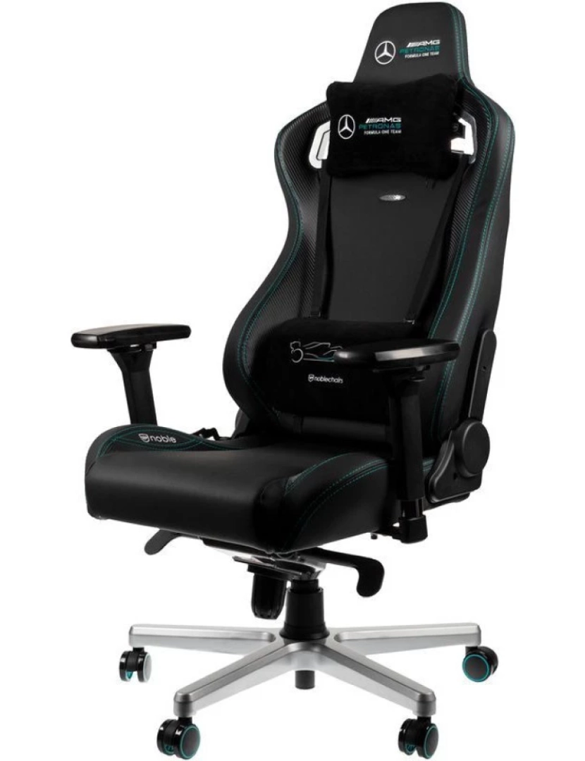 Noblechairs - Cadeira Gaming Noblechairs Epic PU Leather MERCEDES-AMG Petronas F - PGW-NB-EGC-001