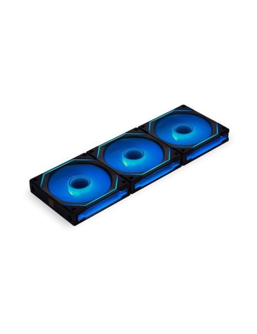 imagem de Cooler Lian LI Ventoinha INF SL120 RGB PWM Preto 120MM (pack 3) - UF-SLIN120-3B1