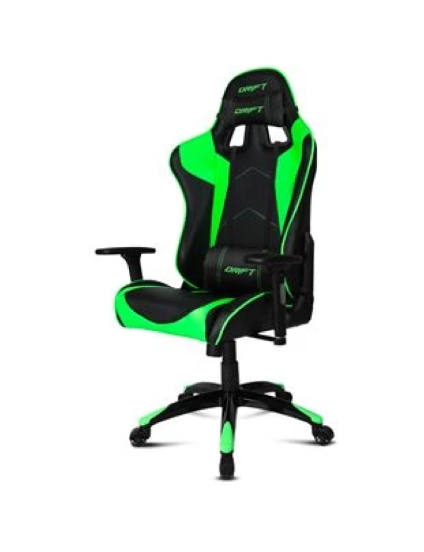 imagem de Cadeira Gaming Drift Silla DR300 Negro/verde - DR300BG1