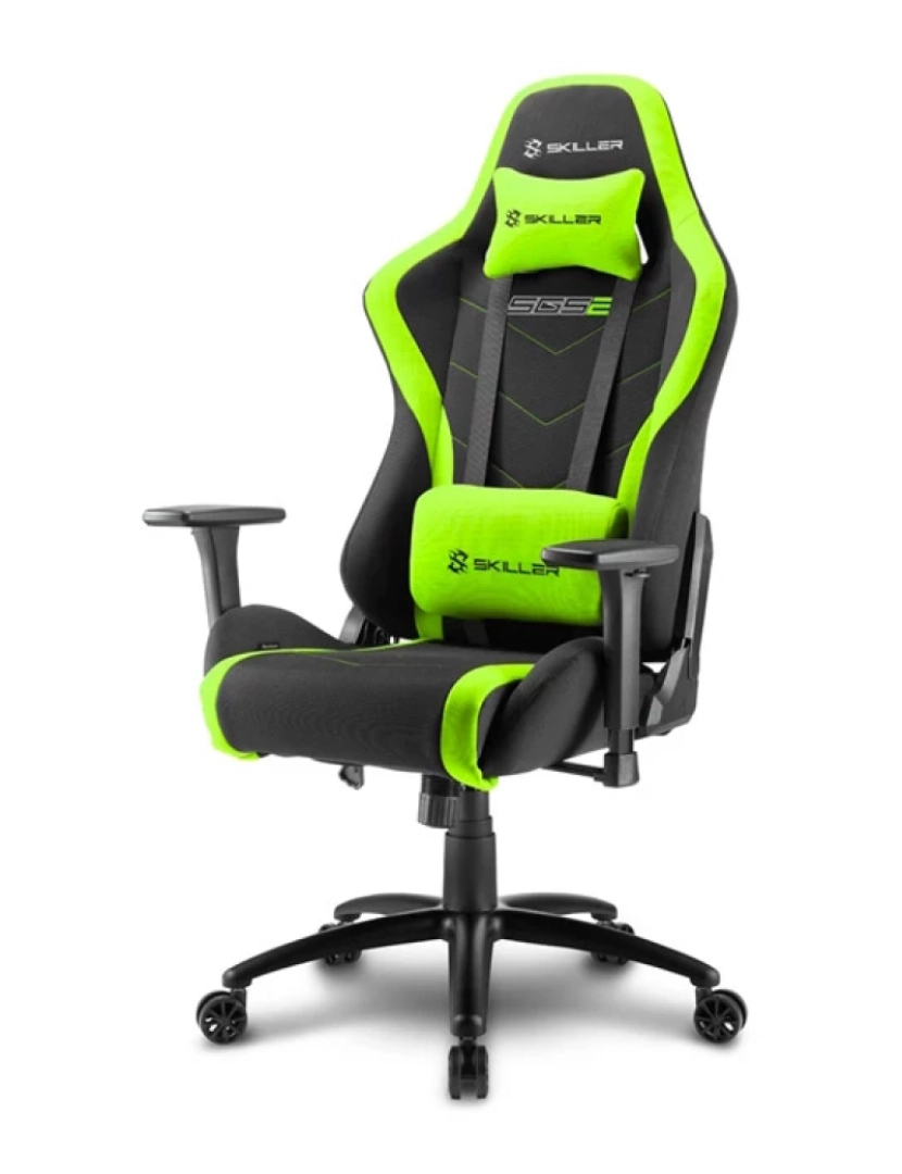 imagem de Cadeira Gaming Sharkoon Silla Skiller SGS2 Negro Verde 160 - 40449510201951