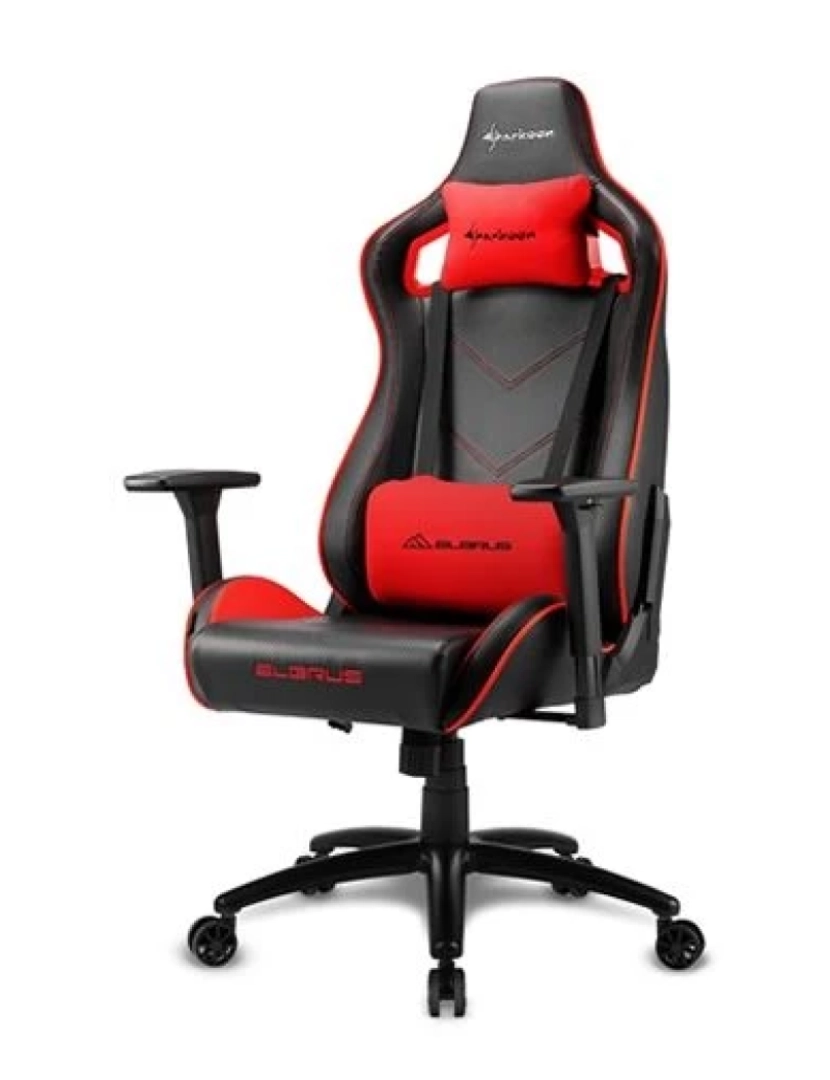 Sharkoon - Cadeira Gaming Sharkoon Silla Elbrus 2 Negro Rojo 160 - 4044951027675