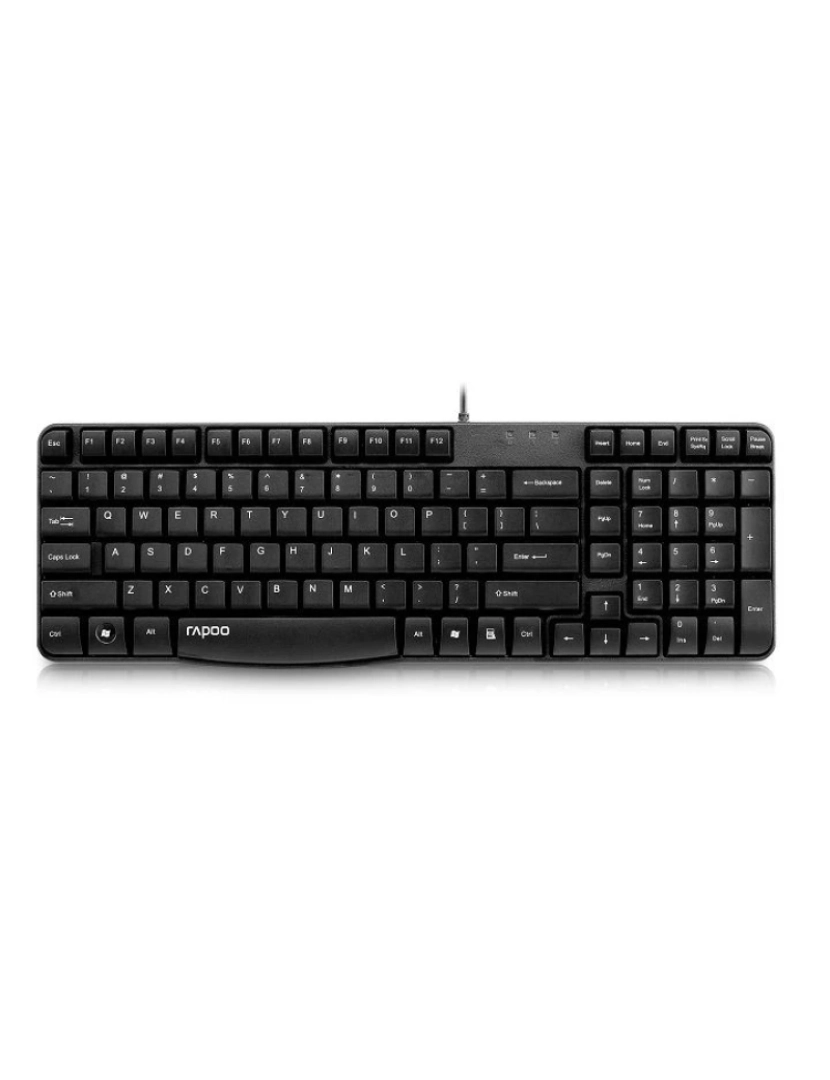 imagem de Teclado Rapoo N2400 Wired SPILL-RESISTANT Black - 001924971