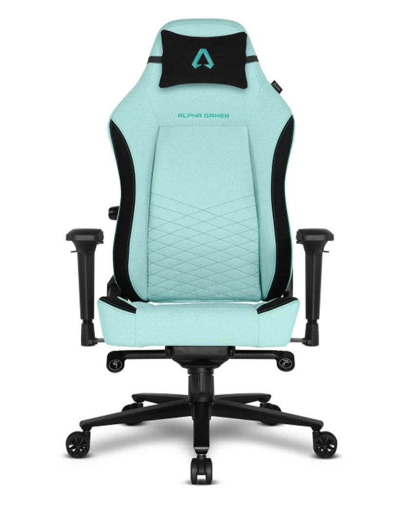 Alpha - Cadeira Gaming Alpha Gamer Alegra Fabric Green - AGALEGRA-F-GRN