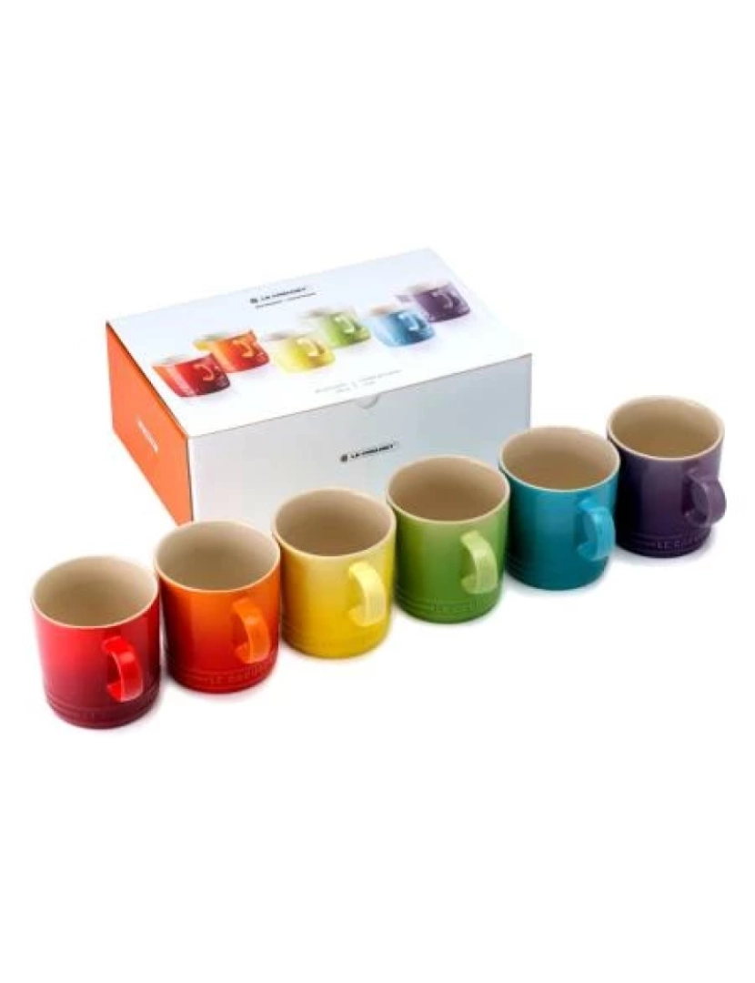 Le Creuset - Chávena LE Creuset SET 6 Arcoiris 79114108359030