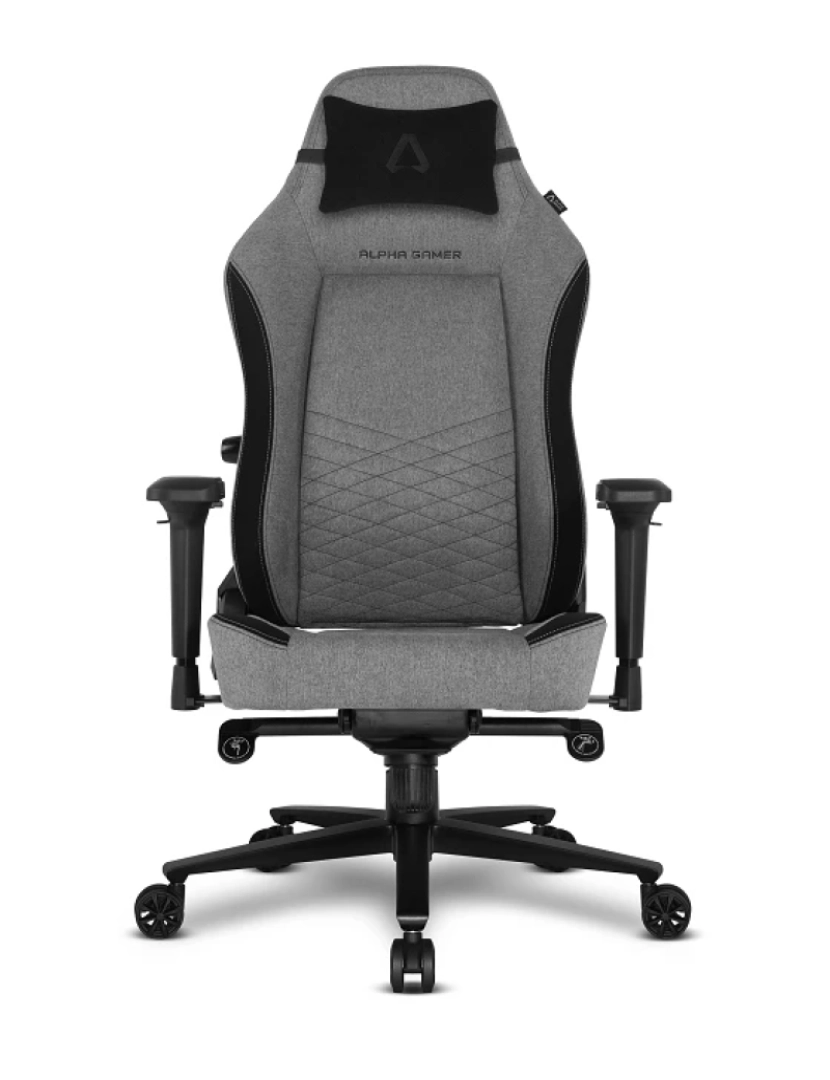 imagem de Cadeira Gaming Alpha Gamer Alegra Fabric Grey - AGALEGRA-F-GRY1