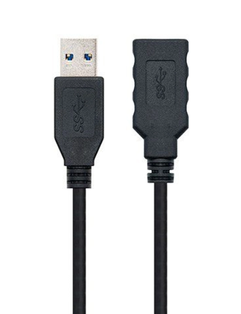 imagem de Cabo USB Nanocable 3.0 Nano Tipo A/M-A/F 2 M Preto1
