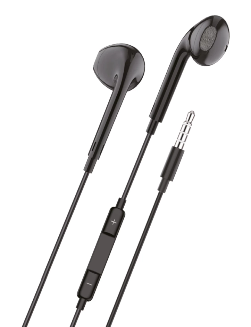 Techonetech - Auriculares Techonetech EAR Tech ES Intraurales - Microfono Integrado - Mini Jack 3.5MM - Asistente VOZ - Cable de 1.20M - TEC1002