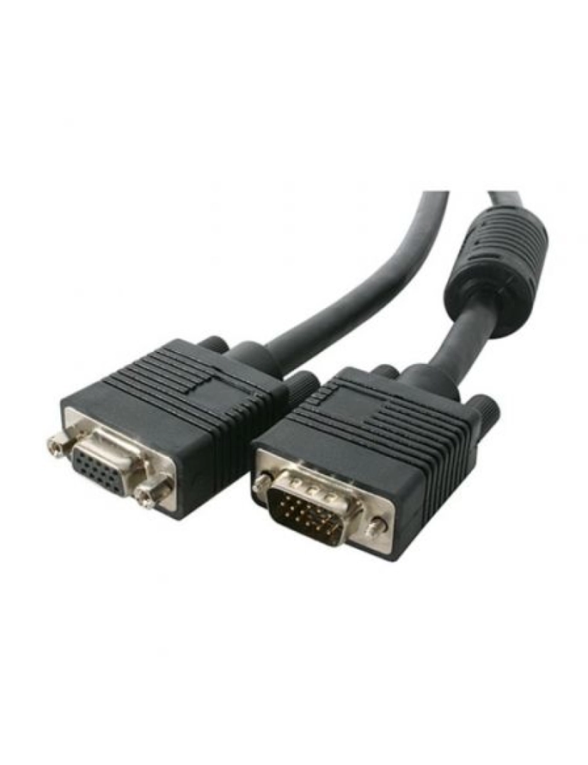 3Go - Cabo de Vídeo VGA 3GO Cable S C10MF/ Macho Hembra/ 10M/ Negro